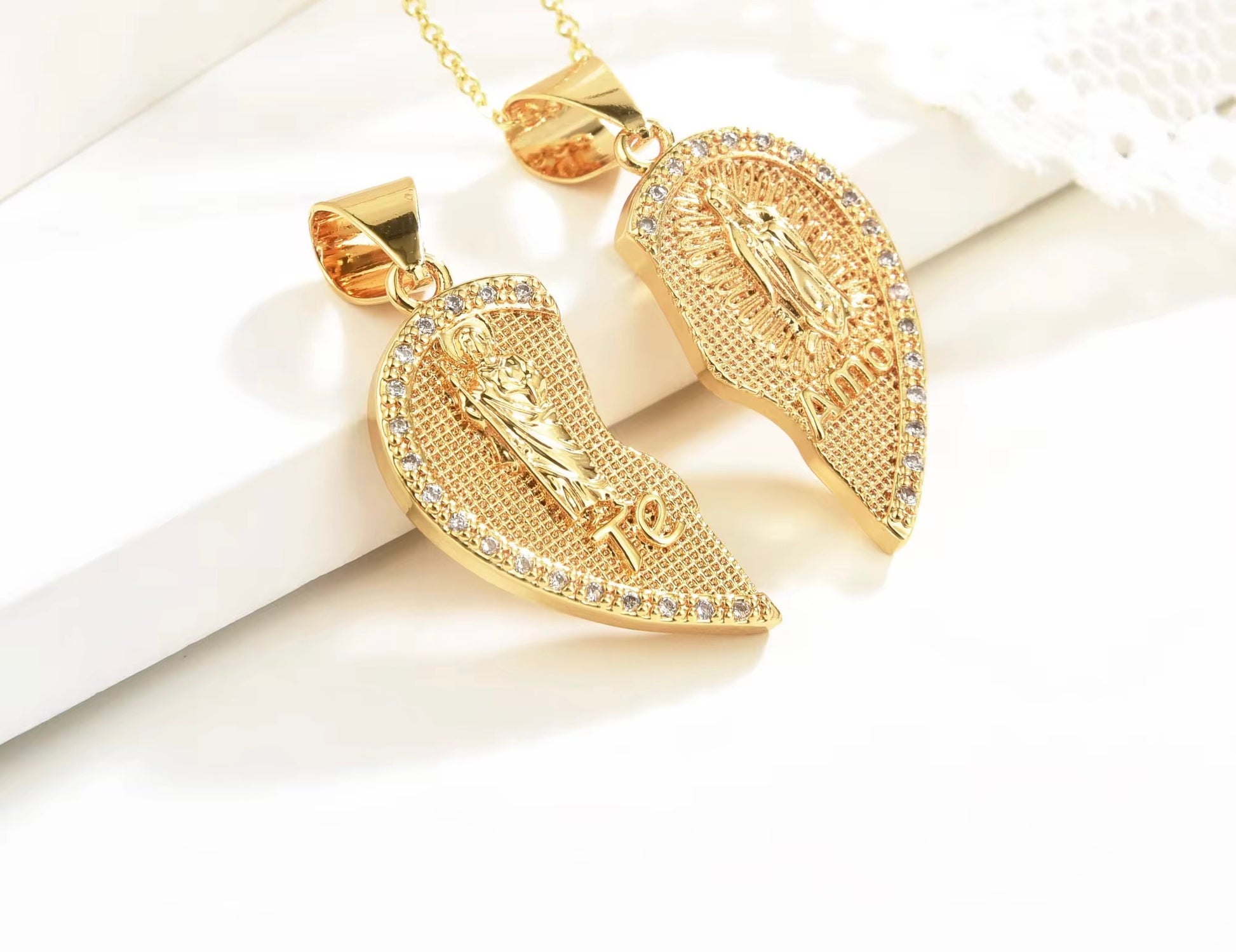 Split Heart Pendant
