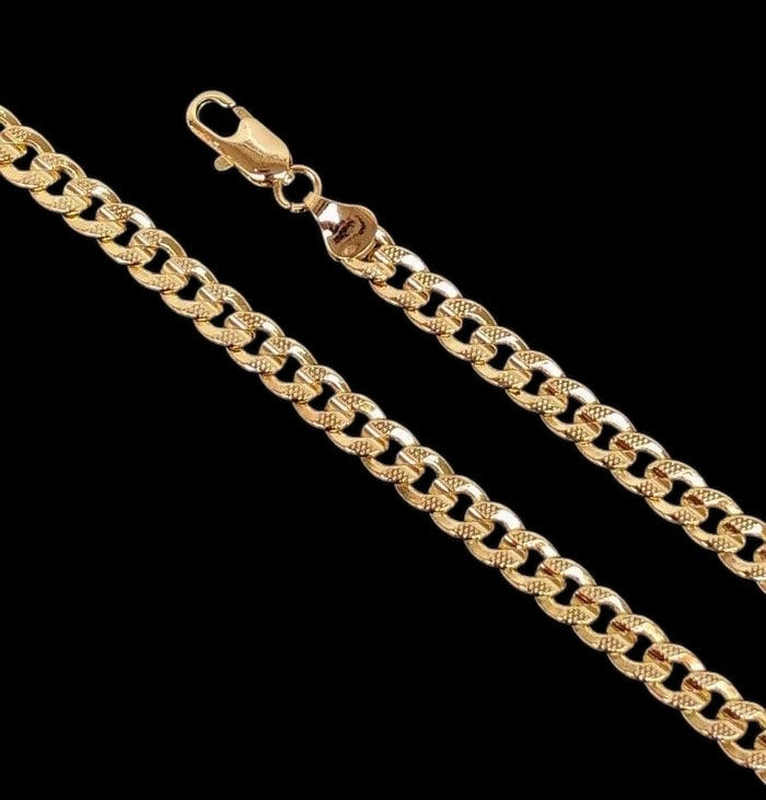 5mm Diamond Cut Cuban Bracelet